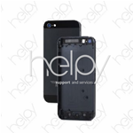 VETRO SCOCCA POSTERIORE PER IPHONE 5 (NERO) (BULK)