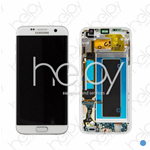 VETRO LCD COMPLETO PER SAMSUNG G935 (BIANCO) (ORIGINALE)