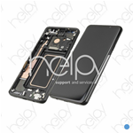 VETRO LCD COMPLETO PER SAMSUNG G965- NERO (ORIGINALE)