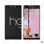 VETRO LCD COMPLETO PER HUAWEI P8 (NERO) (BULK)