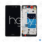 VETRO LCD COMPLETO PER HUAWEI P8 LITE- NERO 