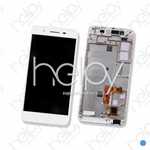 VETRO LCD COMPLETO PER HUAWEI P8 LITE SMART (BIANCO) (BULK)