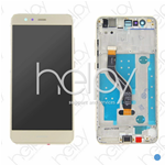 VETRO LCD COMPLETO PER HUAWEI P10 LITE (ORO) (ORIGINALE)