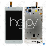 VETRO LCD COMPLETO PER HUAWEI ASCEND Y530 (BIANCO) 