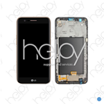 VETRO LCD COMPLETO PER LG K10 2017 (ORO) (ORIGINALE)