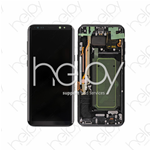 VETRO LCD SAMSUNG S8 G950F NERO (SERVICE PACK)