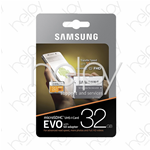 SCHEDA SAMSUMG microSDHC 32GB Evo con adattatore SD (EU BLISTER)